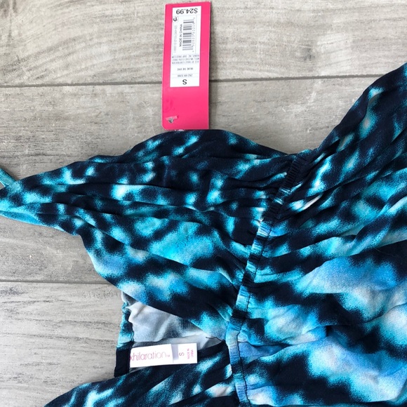 Xhilaration blue tie dye  sun dress NWT - Picture 2 of 3